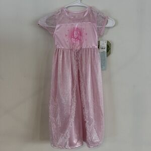 New Wicked Toddler Girls Pink Glinda Fantasy Nightgown Pajama Shimmer XS 4/5